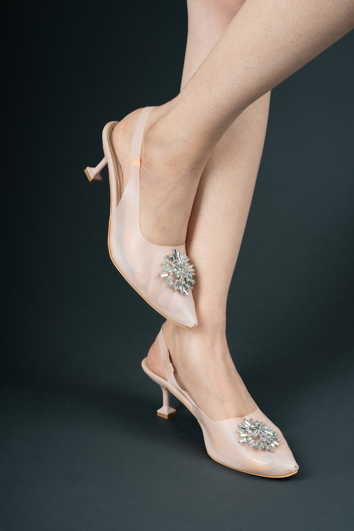 Cinderella Heels- Nude Pink